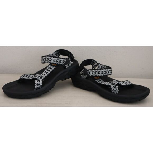 Teva 1093378 Women's Sz 5 Black/White Hurricane 4 Sport Hiking Sandals - Picture 12 of 13